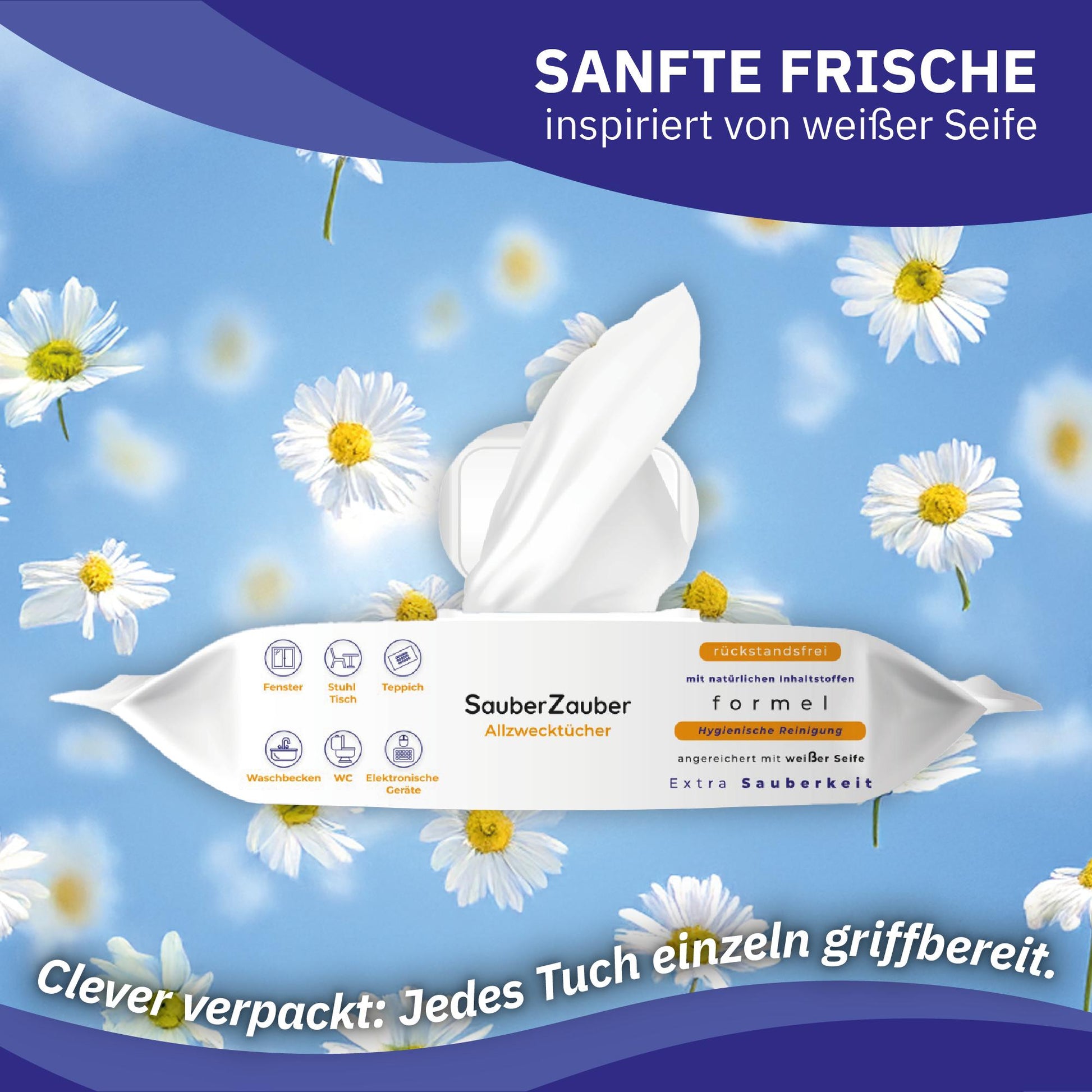 SauberZauber® Allzwecktücher 100 Stück